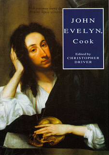 painting of Evelyn seated in relaxed post, leaning his head on right hand while left holds a skull. He is 