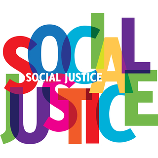 graphic spelling out social justice