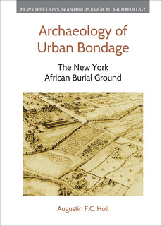 historical drawing (arial view) of the site described in the book showing fenced fields and houses