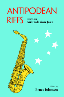 Graphic of a saxaphone with stars emerging 