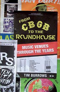 Collage of memorabilia from music venues