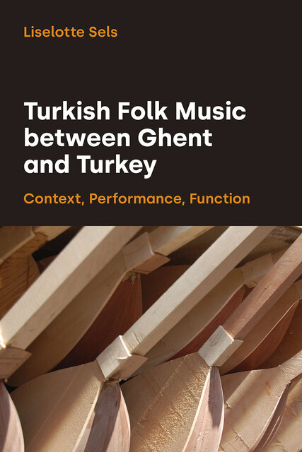 graphic showing a row of Baglama, a traditional Turkish stringed instrument