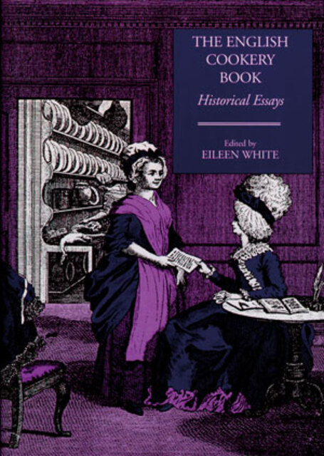 lady of the house in 18th century dress talking to her cook in the kitchen
