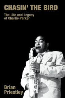 photograph of Parker playing the sax