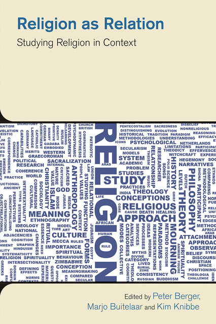 word cloud related to the study of religion