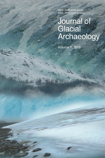 Computer enhanced photograph of a glacier