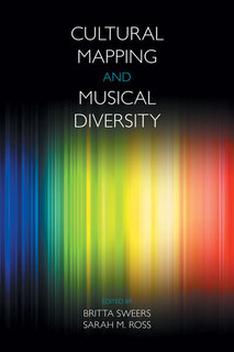 graphic design incorporating colours of the spectrum in vertical stripes