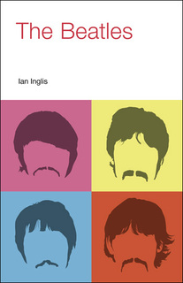 computer graphic of the 4 Beatles' heads without eyes, noses or mouths -- identification through hair cut and style of moustache
