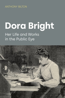 period photograph of Dora Bright writing at a desk