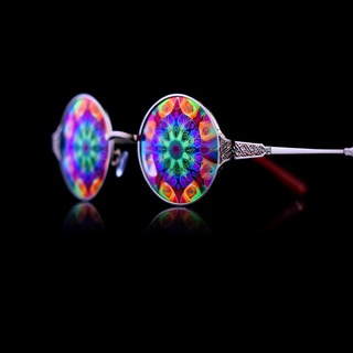 pair of kaleidescopic gasses