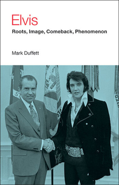 Elvis and President Nixon shaking hands