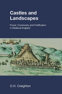 depiction of a medieval landscape showing fortified enclosure on a hill